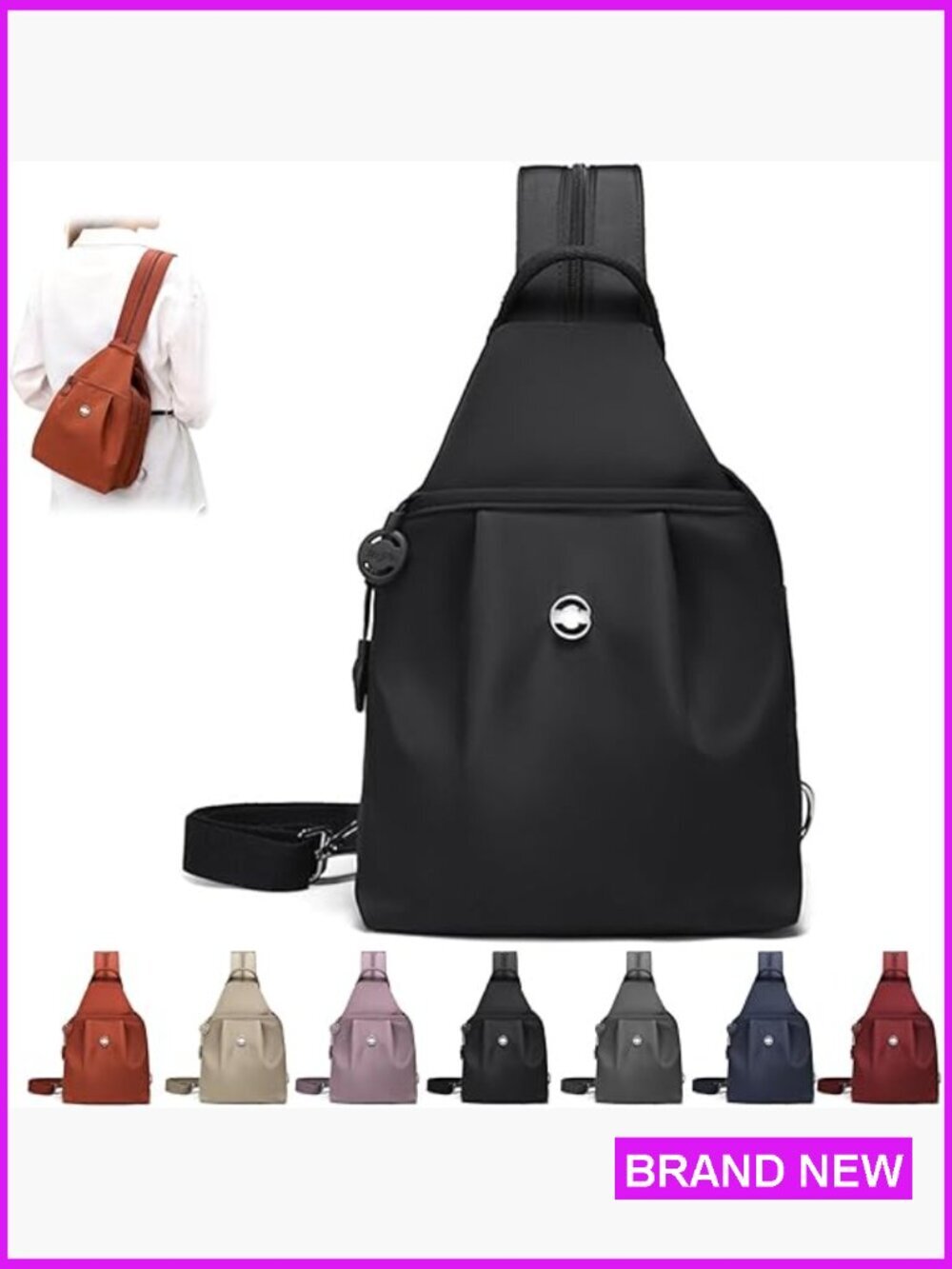3-in-1 Anti Theft Travel Tote Bag Waterproof Convertible Backpack Sling